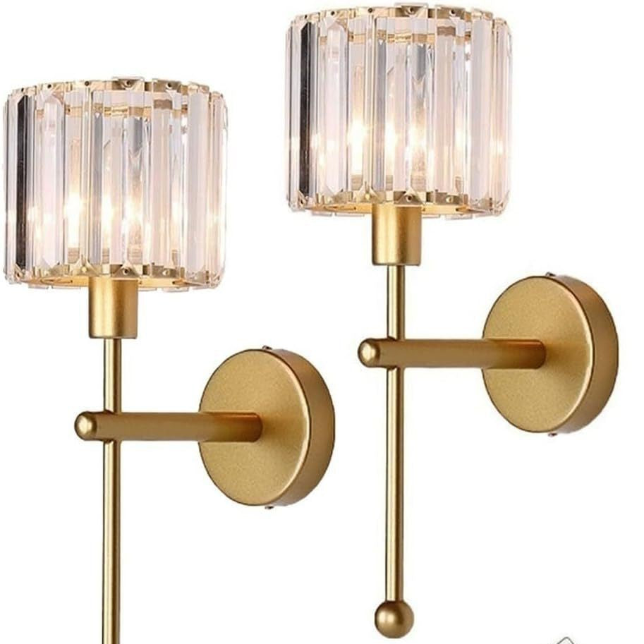 Elegant Crystal Wall Light