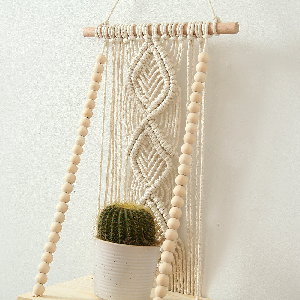 Decorative Macramé Swing Shelf