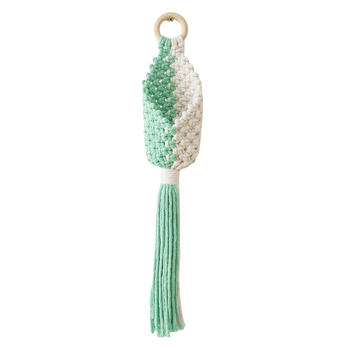 Macramé Plant Holder with Decorative Hanging Design