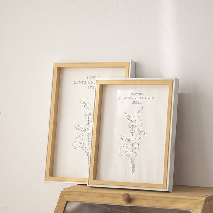 Elegant Floral Art Print Frame