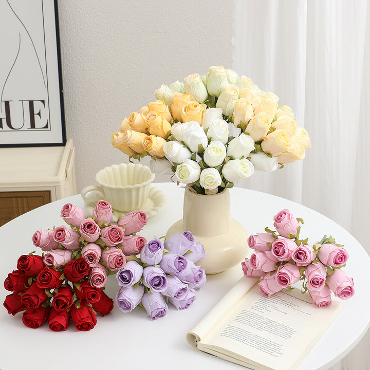 Artificial rose bouquet with fine details