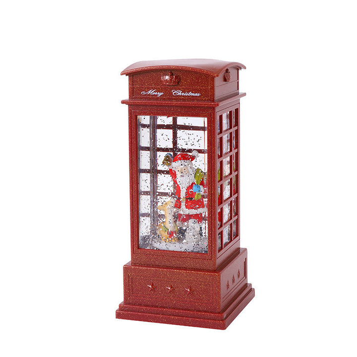 Nostalgic Christmas lantern with snowman motif