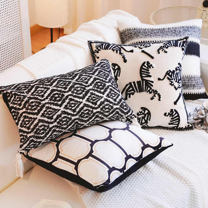 Abstract Swirl Decorative Pillow