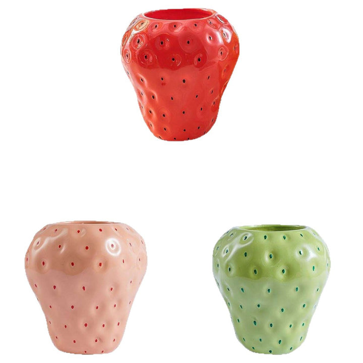 Home Decorative Strawberry Shaped Pot