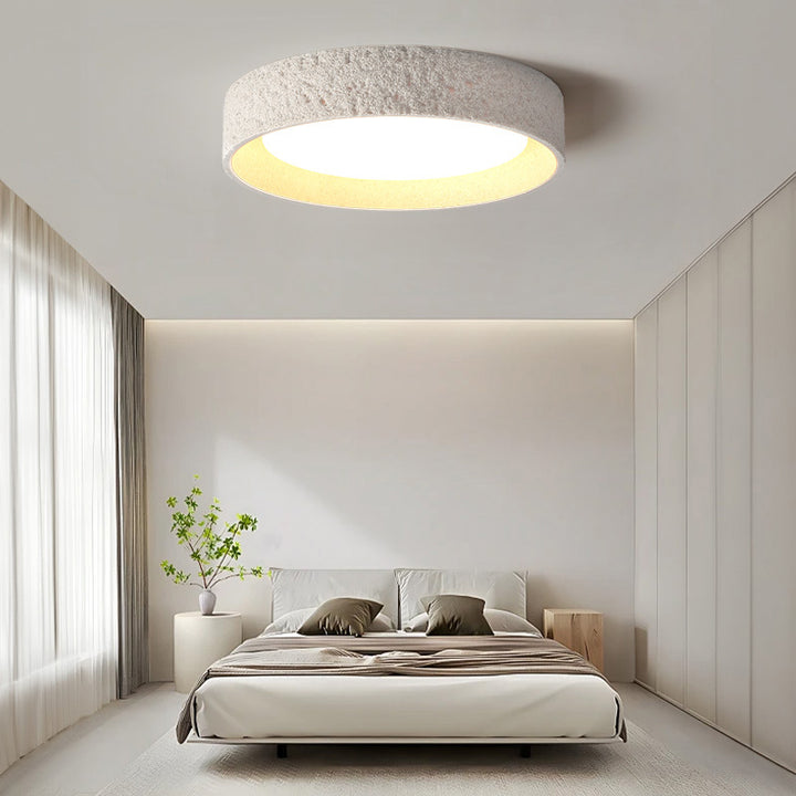 Modern stone mix ceiling light