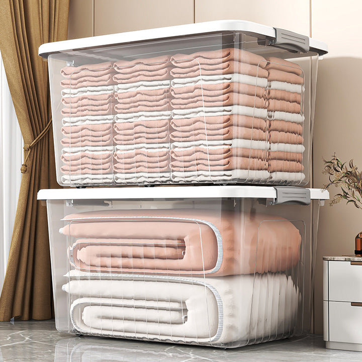 Storage box with stackable design