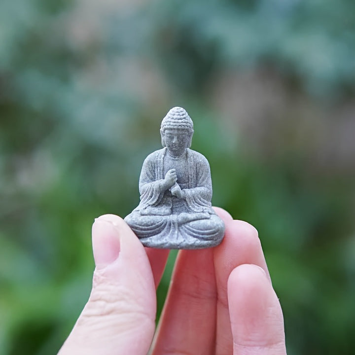 Stone Buddha Figurine