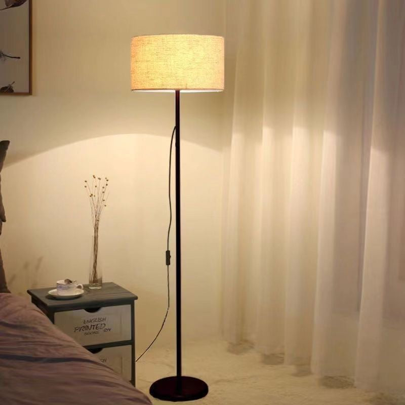 Modern floor lamp with adjustable shade