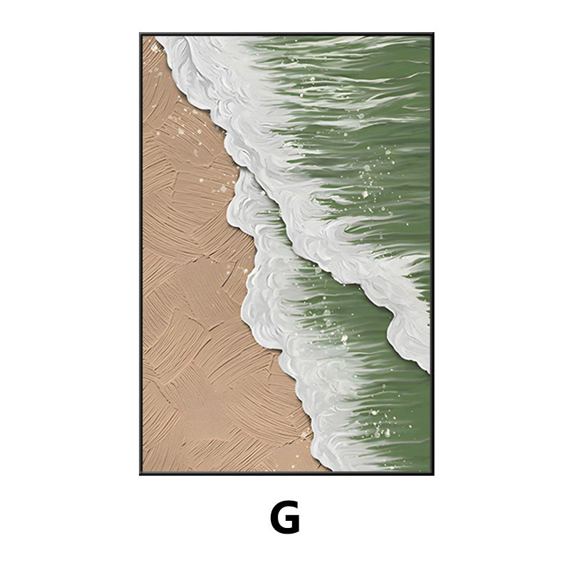 Coastal Beach Landscape Framed Wall Art