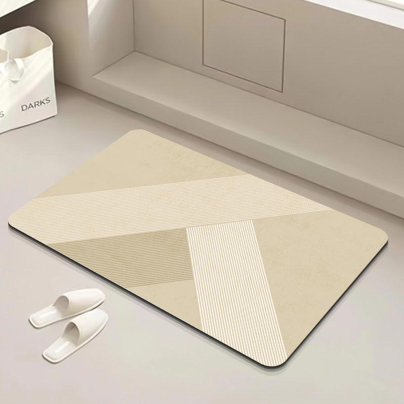 Modern Geometric Bath Mat