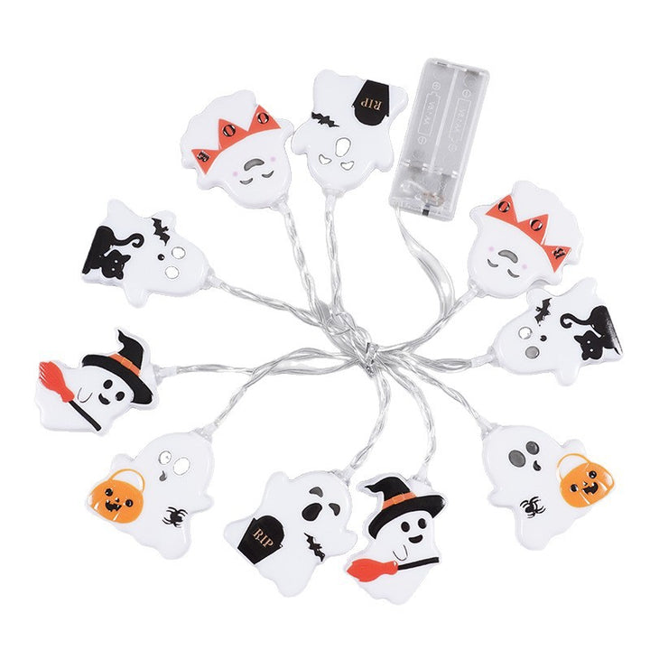 Halloween Ghost LED Light Chain Decorative Garland