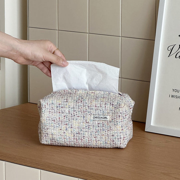 Cozy Fabric Tissue Box Cover
