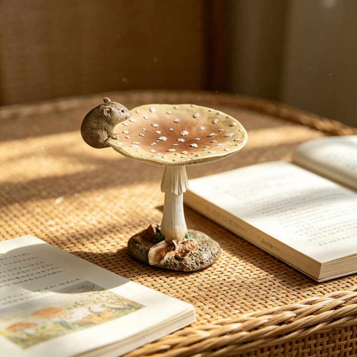 Decorative Mushroom Figurine