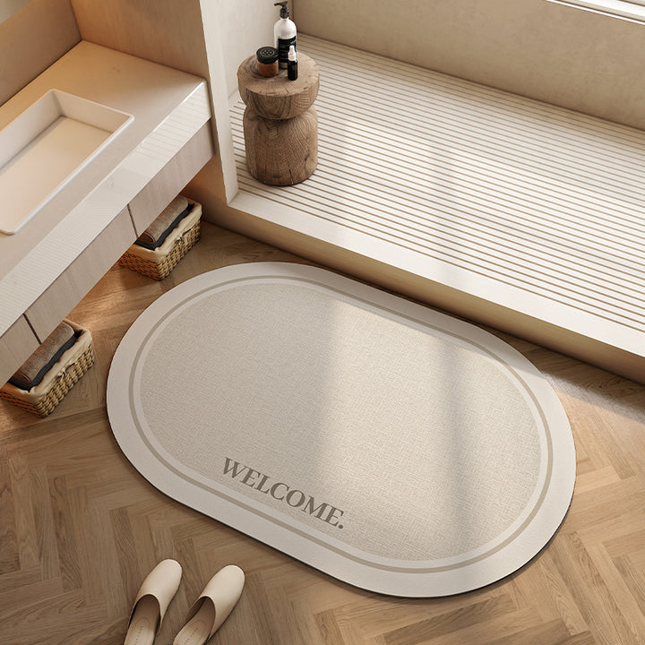 Geometric Patterned Bath Mat