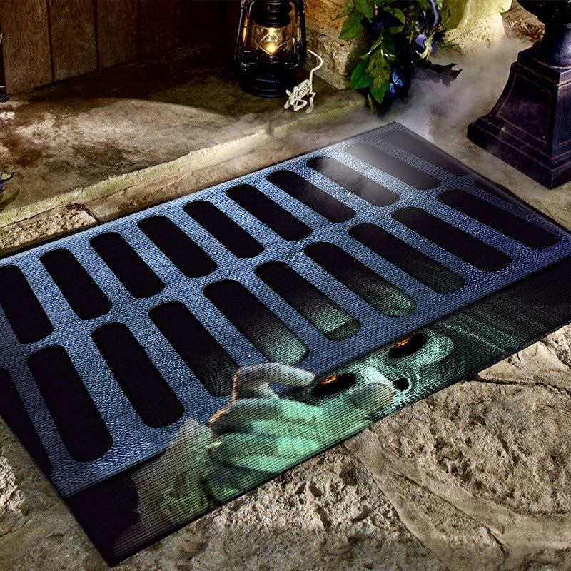 Spooky Halloween-Themed Entrance Mat