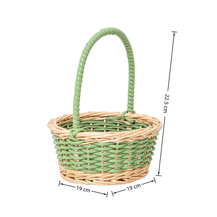 Decorative Woven Flower Basket