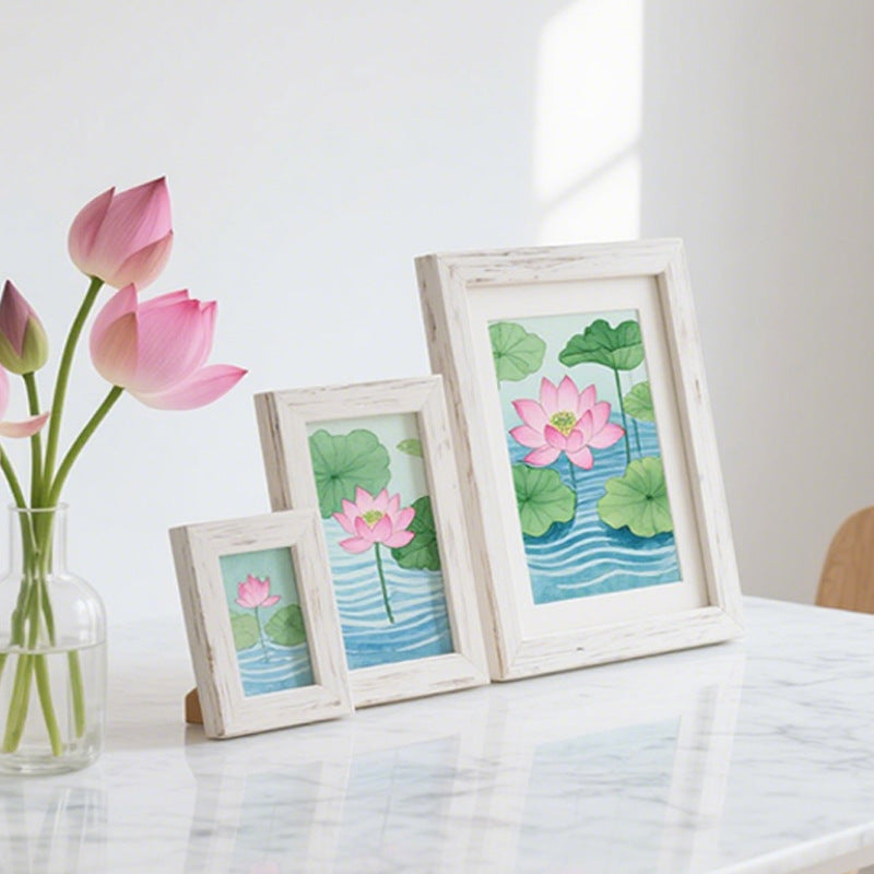 Elegant Floral Illustration Framed Art Print