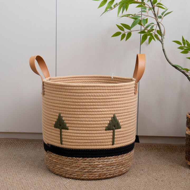 Decorative Eco-Friendly Woven Storage Basket