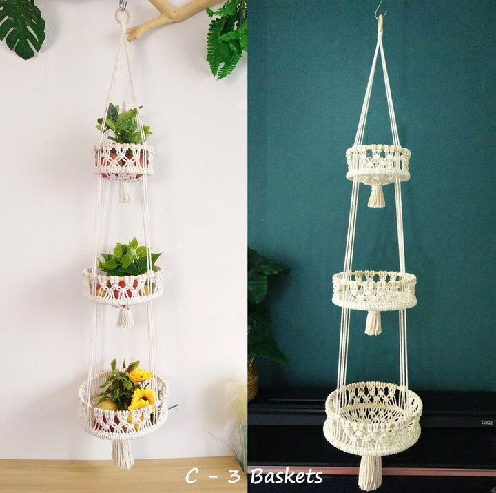 Hanging Macrame Plant Holder