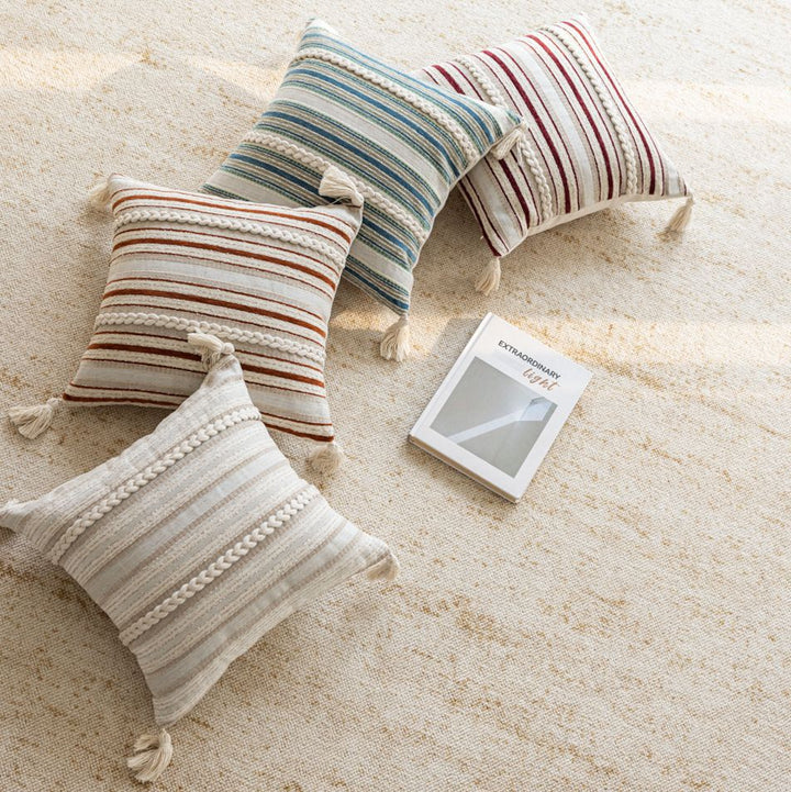 Woven Textured Decorative Pillow