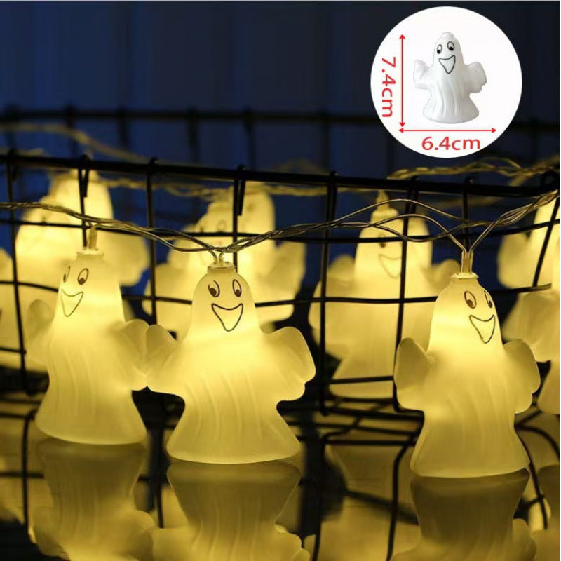 Decorative Halloween LED Pumpkin Ghost Bat String Lights