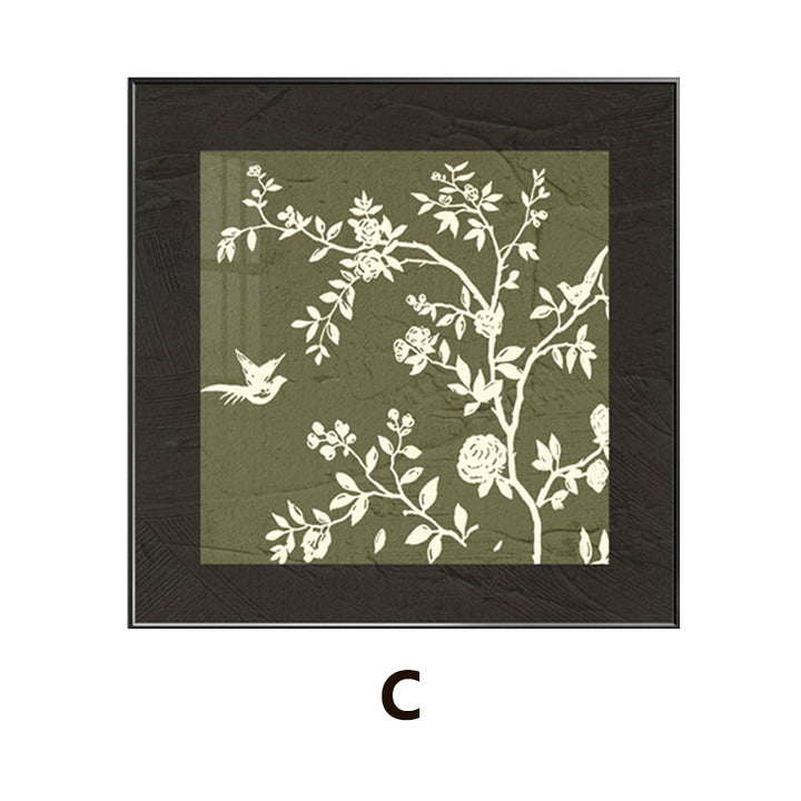 Floral Decorative Framed Wall Art