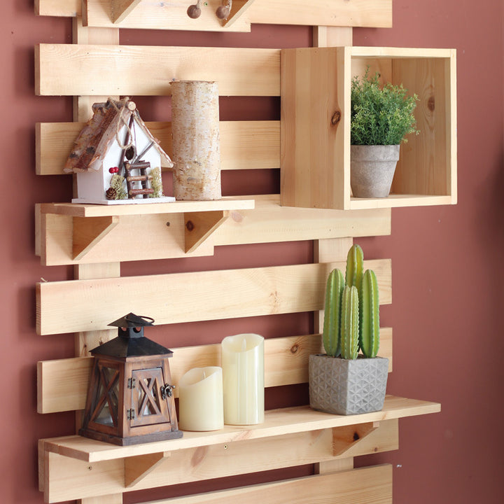 Wall shelf made of high-quality wood