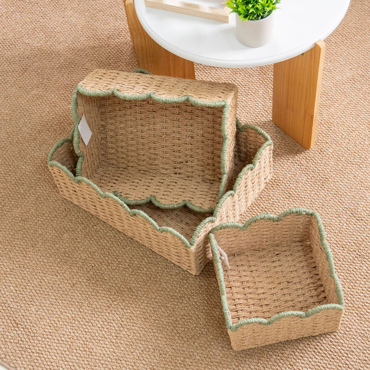 Handcrafted Woven Storage Bins