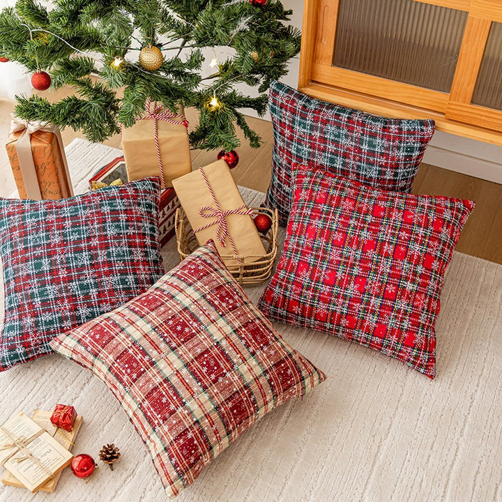 Festive Holiday Throw Pillow