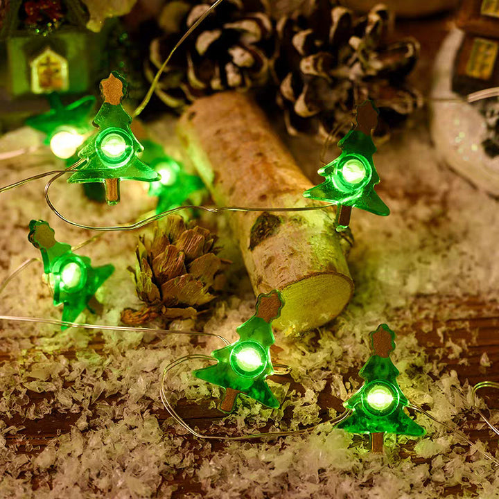 Christmas Reindeer Glass LED String Lights