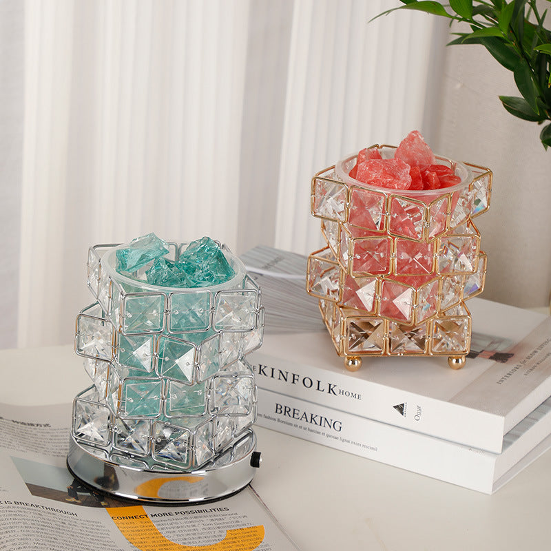 Crystal Mosaic Gem Table Lamp