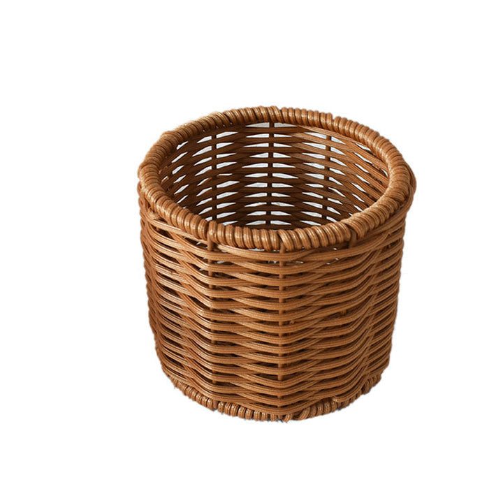Handcrafted Woven Storage Basket with Open Top