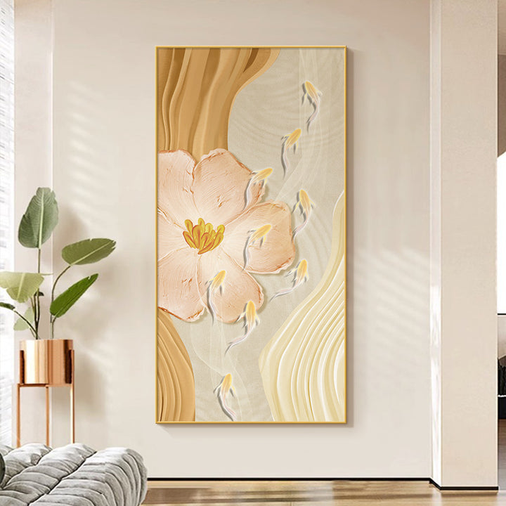 Floral Relief Wall Art