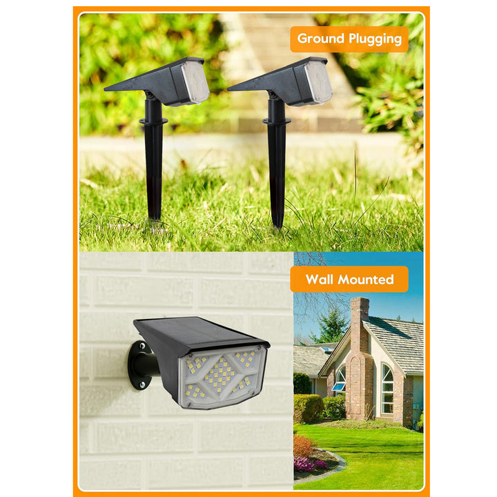 Solar-powered LED Ground Spike Light