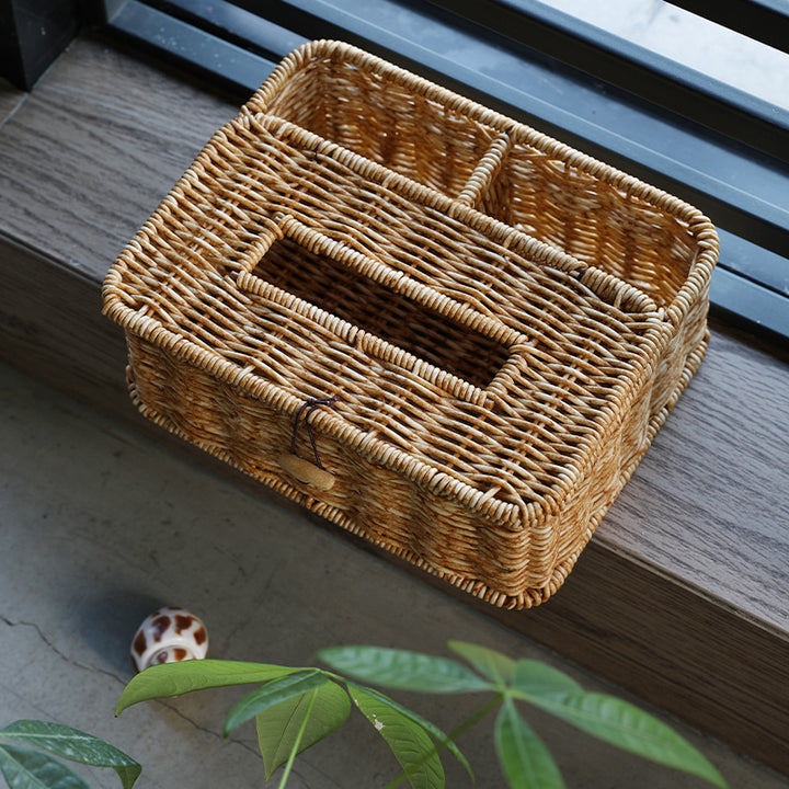 Handwoven Multi-Part Storage Basket