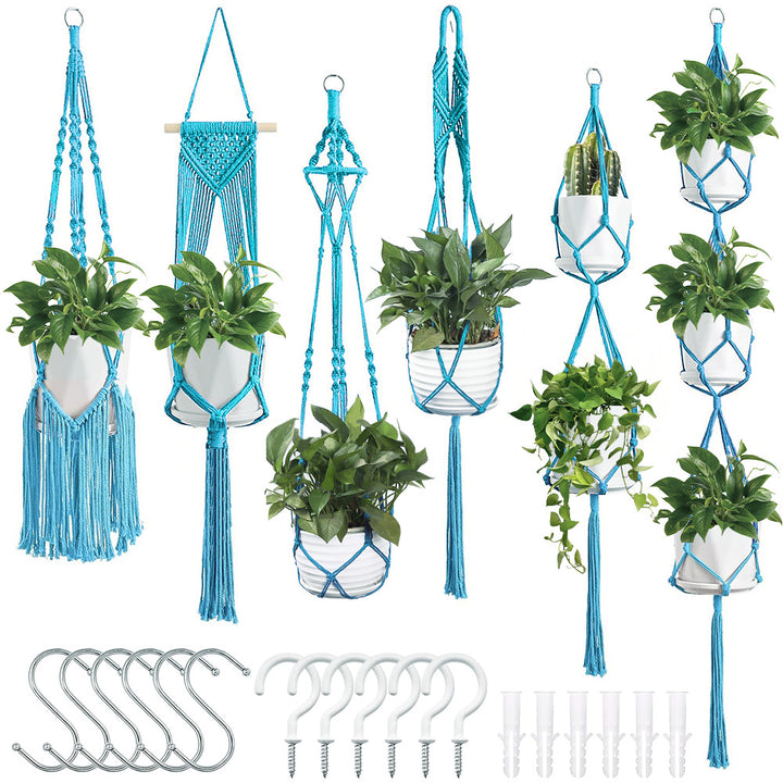 Macrame Plant Hanger Set