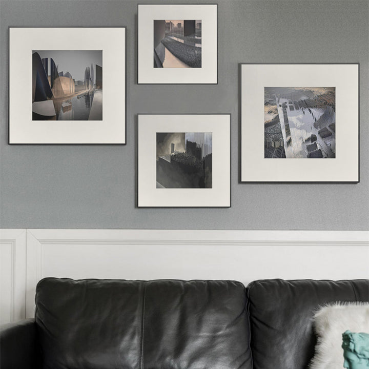 Framed Abstract Landscape Wall Art