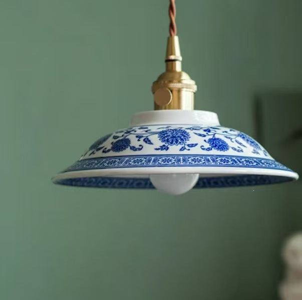 Vintage Circus-Style Pendant Lamp