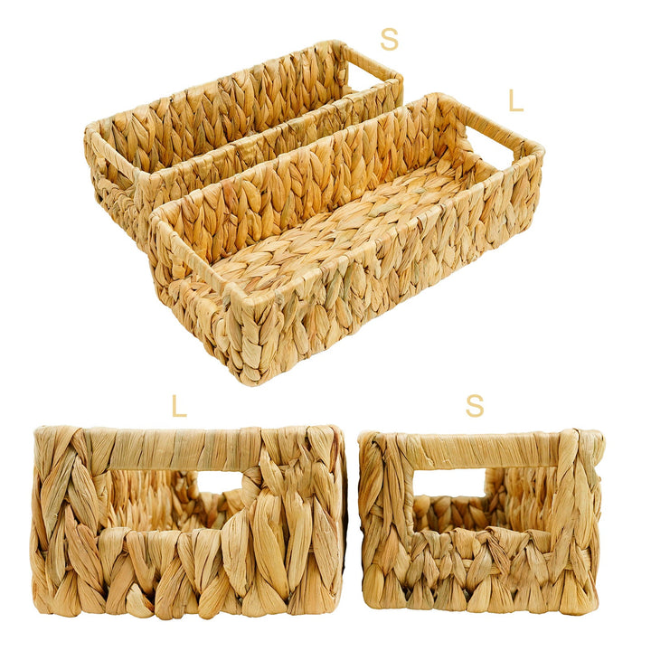 Handwoven Natural Fiber Storage Tray