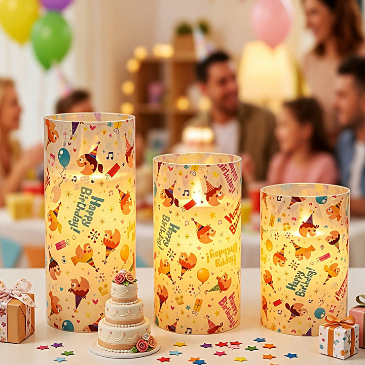 Decorative birthday candles
