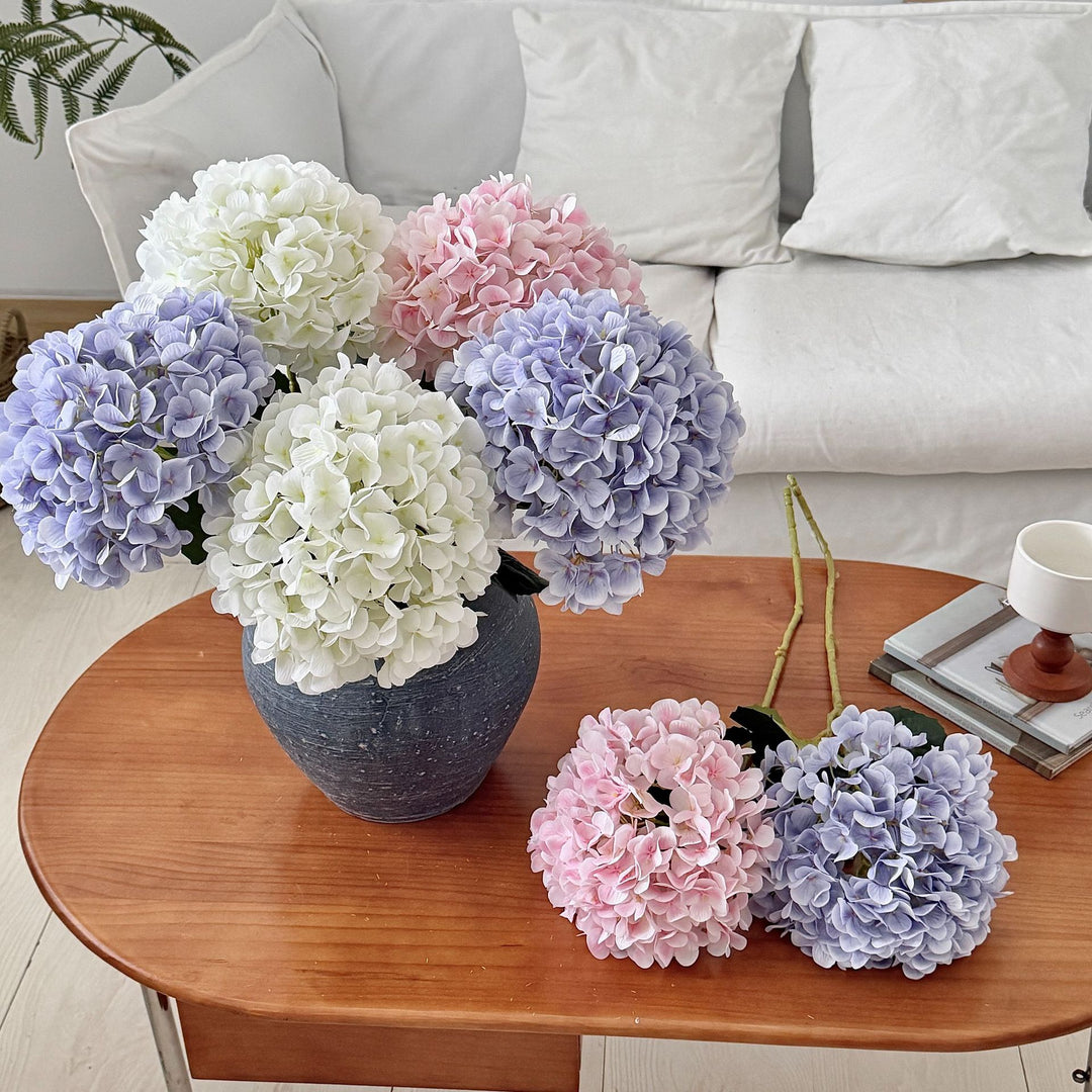 Lifelike Hydrangea Flower Stem
