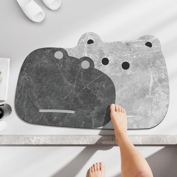 Adorable Frog-Shaped Bath Mat