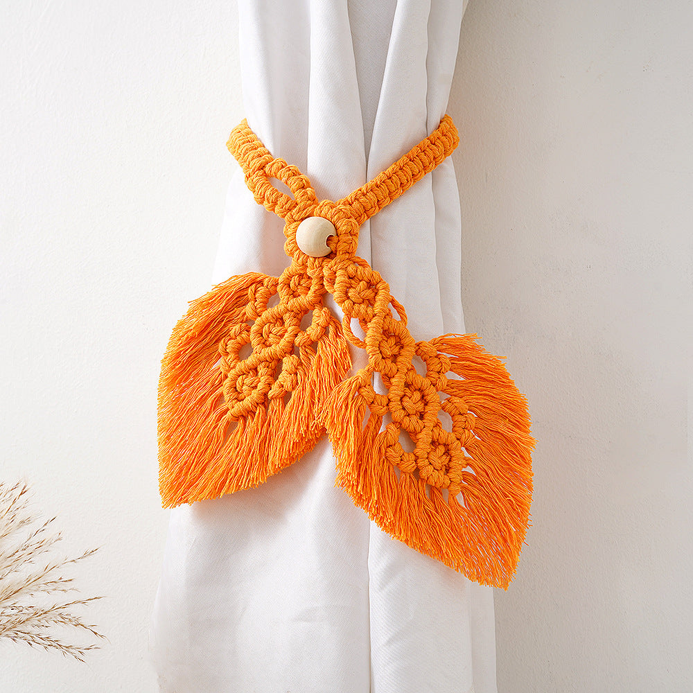 Macrame Curtain Tieback