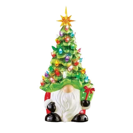 Santa Claus decoration figure with Christmas tree