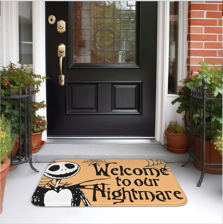 Whimsical Cartoon Entrance Mat