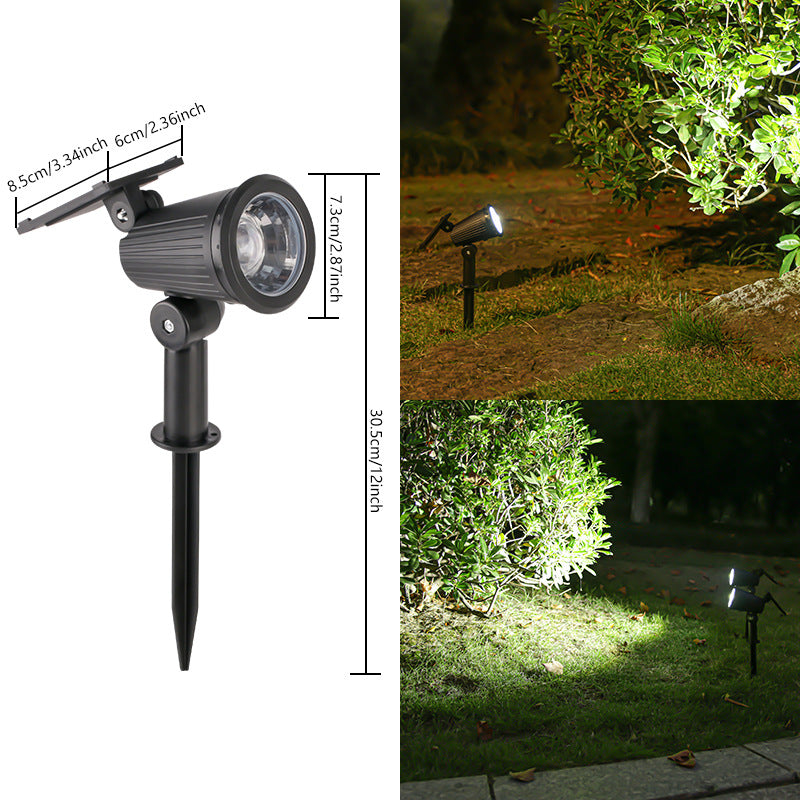 Outdoor Solar adjustable LED Spike Spotlight for garden landscape lighting