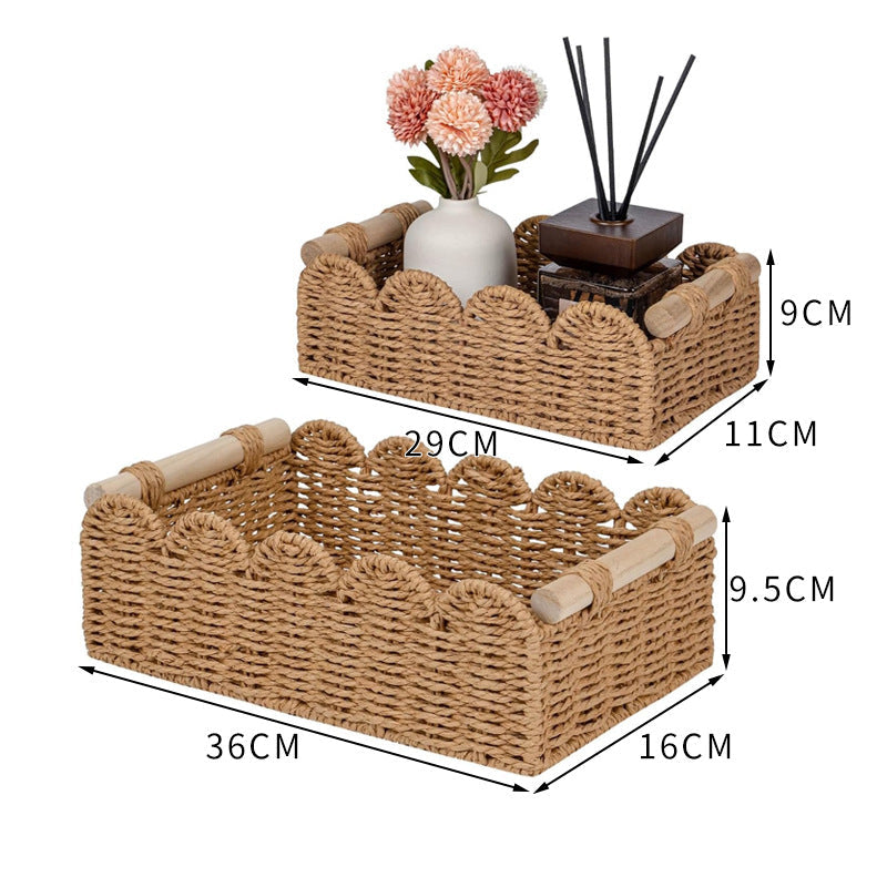 Woven Storage Caddy Basket