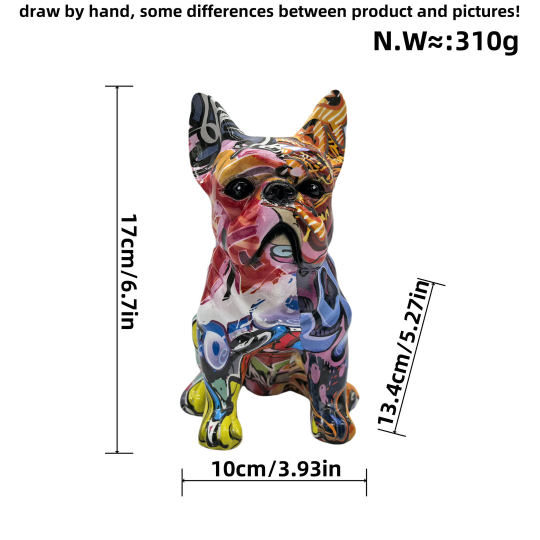 Decorative figure of a French Bulldog