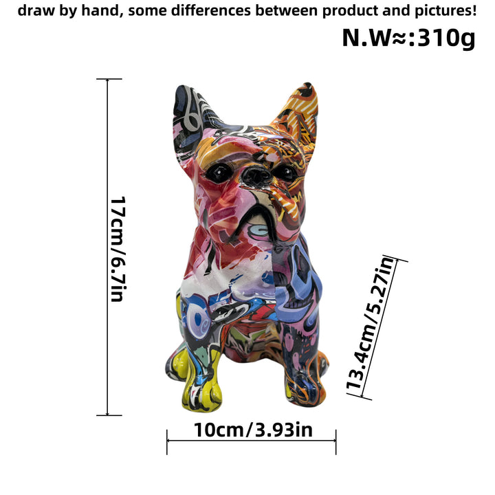 Decorative figure of a French Bulldog