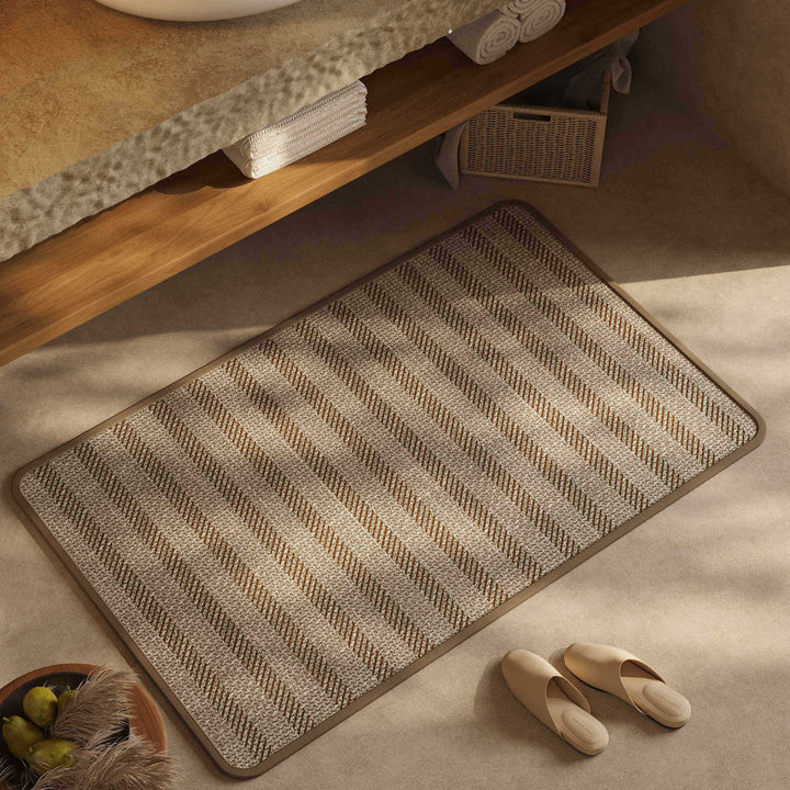 Playful Dog-Themed Bath Rug
